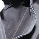 GUCCI Shoulder Bag Nylon Black Silver 001 3766 Auth ep14364-22