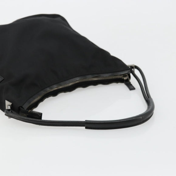 GUCCI Shoulder Bag Nylon Black Silver 001 3766 Auth ep14364