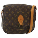 LOUIS VUITTON Monogram Saint Cloud GM Shoulder Bag M51242 LV Auth ep14365A-1