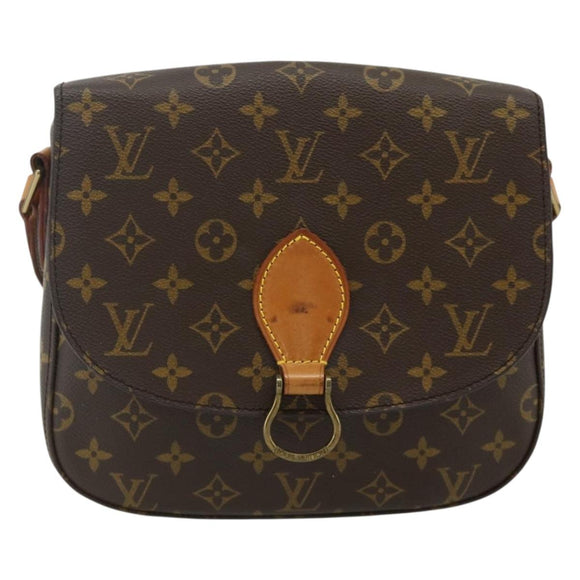 LOUIS VUITTON Monogram Saint Cloud GM Shoulder Bag M51242 LV Auth ep14365A