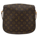 LOUIS VUITTON Monogram Saint Cloud GM Shoulder Bag M51242 LV Auth ep14365A-2