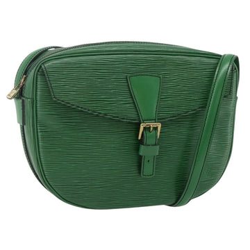 LOUIS VUITTON Epi Jeune Fille MM Shoulder Bag Green M52154 LV Auth ep14366A