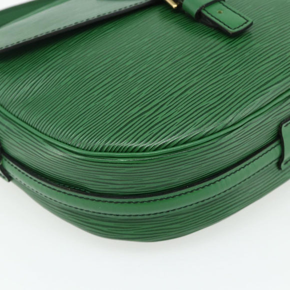 LOUIS VUITTON Epi Jeune Fille MM Shoulder Bag Green M52154 LV Auth ep14366A