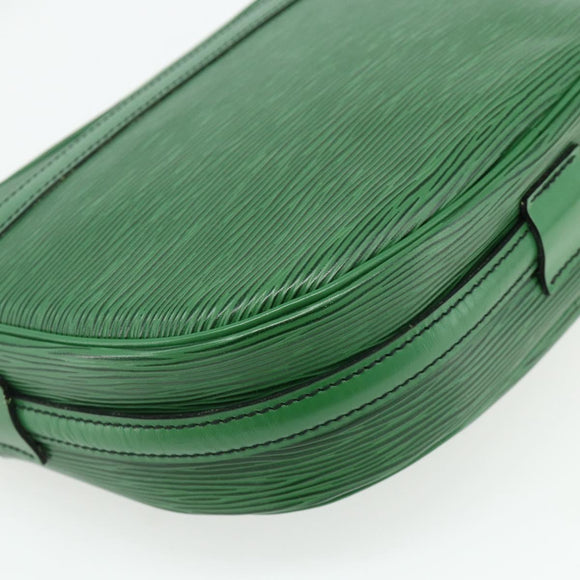 LOUIS VUITTON Epi Jeune Fille MM Shoulder Bag Green M52154 LV Auth ep14366A