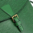 LOUIS VUITTON Epi Jeune Fille MM Shoulder Bag Green M52154 LV Auth ep14366A-18