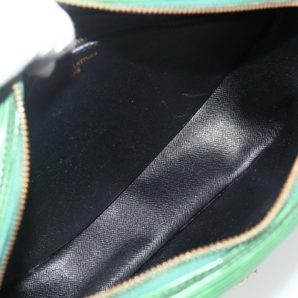 LOUIS VUITTON Epi Jeune Fille MM Shoulder Bag Green M52154 LV Auth ep14366A