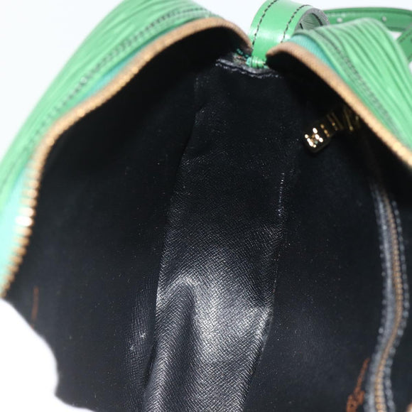 LOUIS VUITTON Epi Jeune Fille MM Shoulder Bag Green M52154 LV Auth ep14366A