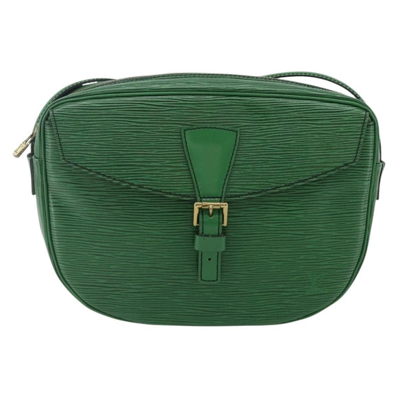 LOUIS VUITTON Epi Jeune Fille MM Shoulder Bag Green M52154 LV Auth ep14366A
