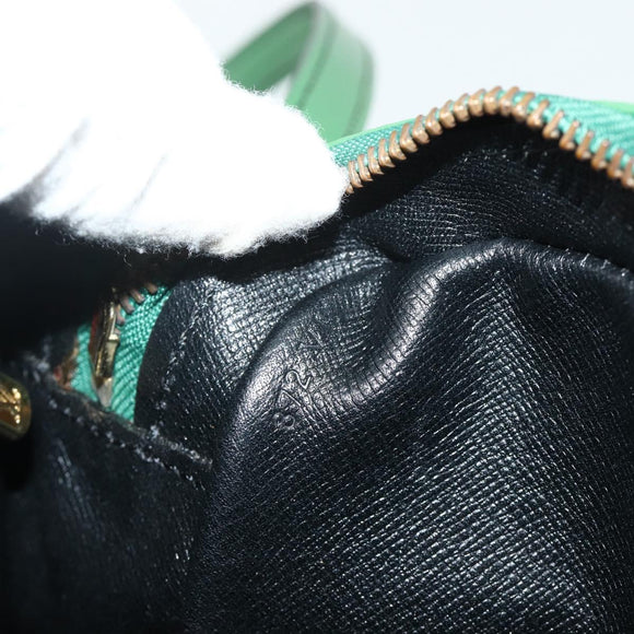 LOUIS VUITTON Epi Jeune Fille MM Shoulder Bag Green M52154 LV Auth ep14366A
