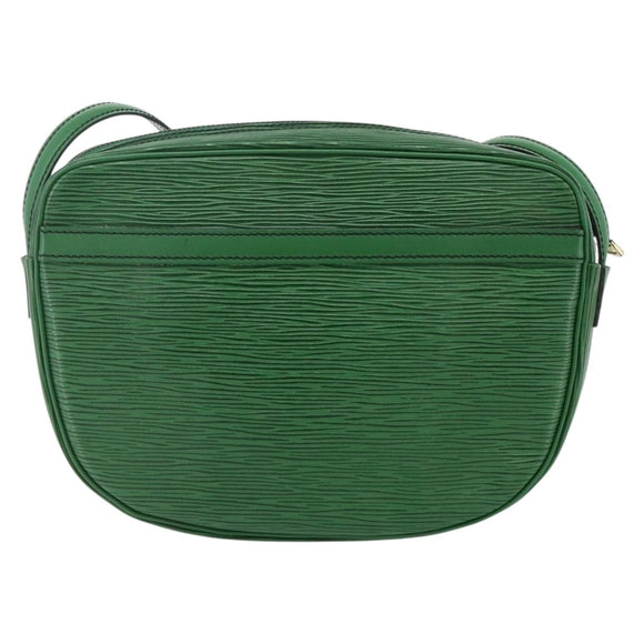 LOUIS VUITTON Epi Jeune Fille MM Shoulder Bag Green M52154 LV Auth ep14366A