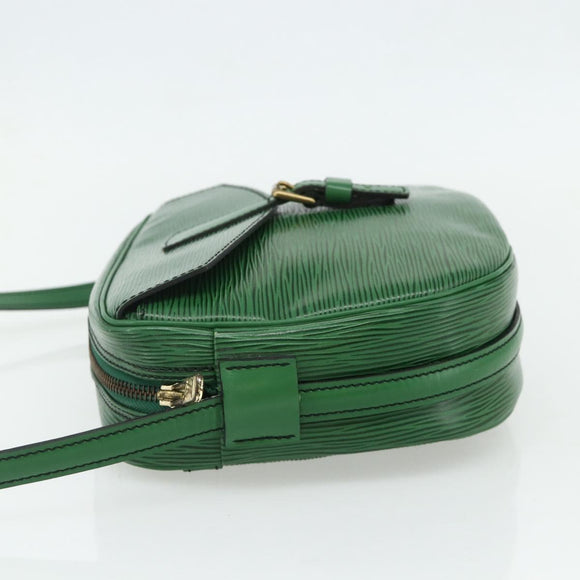 LOUIS VUITTON Epi Jeune Fille MM Shoulder Bag Green M52154 LV Auth ep14366A