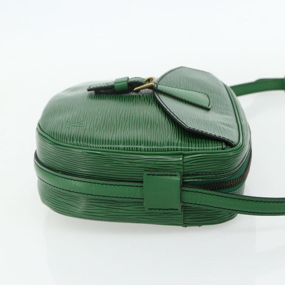 LOUIS VUITTON Epi Jeune Fille MM Shoulder Bag Green M52154 LV Auth ep14366A