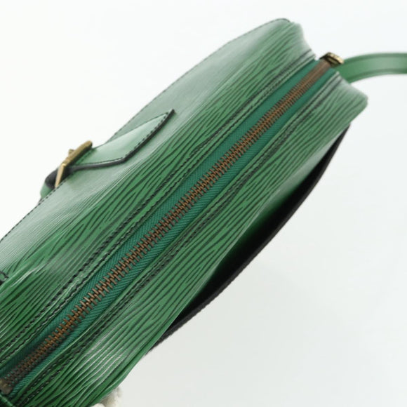 LOUIS VUITTON Epi Jeune Fille MM Shoulder Bag Green M52154 LV Auth ep14366A