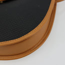 SAINT LAURENT Shoulder Bag PVC Canvas Black Gold Auth ep14368A-9