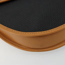 SAINT LAURENT Shoulder Bag PVC Canvas Black Gold Auth ep14368A-14