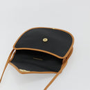 SAINT LAURENT Shoulder Bag PVC Canvas Black Gold Auth ep14368A-10