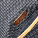 SAINT LAURENT Shoulder Bag PVC Canvas Black Gold Auth ep14368A-18