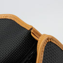 SAINT LAURENT Shoulder Bag PVC Canvas Black Gold Auth ep14368A-12
