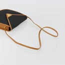 SAINT LAURENT Shoulder Bag PVC Canvas Black Gold Auth ep14368A-7