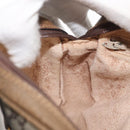 GUCCI GG Supreme Shoulder Bag PVC Beige Gold Auth ep14371-20