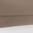 FENDI Tote Bag Leather Gray Silver 8BH348 Auth ep14374A-10