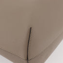 FENDI Tote Bag Leather Gray Silver 8BH348 Auth ep14374A-11