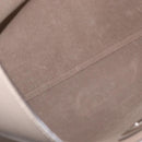 FENDI Tote Bag Leather Gray Silver 8BH348 Auth ep14374A-11