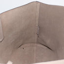 FENDI Tote Bag Leather Gray Silver 8BH348 Auth ep14374A-18