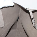 FENDI Tote Bag Leather Gray Silver 8BH348 Auth ep14374A-20