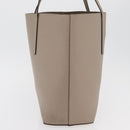 FENDI Tote Bag Leather Gray Silver 8BH348 Auth ep14374A-5