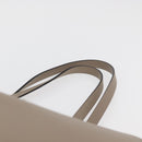 FENDI Tote Bag Leather Gray Silver 8BH348 Auth ep14374A-8