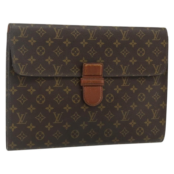 LOUIS VUITTON Monogram Posh Ministor Briefcase M53445 LV Auth ep14375