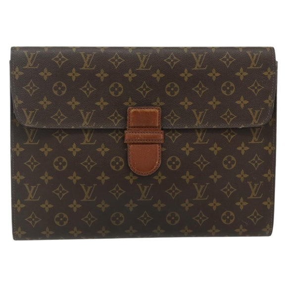 LOUIS VUITTON Monogram Posh Ministor Briefcase M53445 LV Auth ep14375