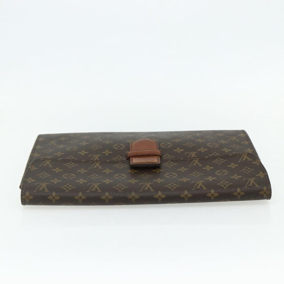 LOUIS VUITTON Monogram Posh Ministor Briefcase M53445 LV Auth ep14375
