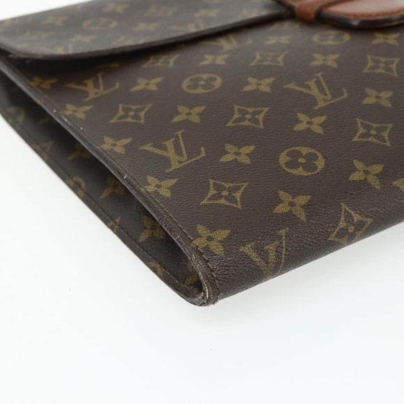 LOUIS VUITTON Monogram Posh Ministor Briefcase M53445 LV Auth ep14375