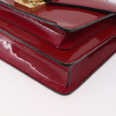LOUIS VUITTON Vernis Monceau BB Bag 2way Rose Andian M91579 LV Auth ep14379A-18