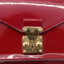 LOUIS VUITTON Vernis Monceau BB Bag 2way Rose Andian M91579 LV Auth ep14379A-21