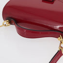 LOUIS VUITTON Vernis Monceau BB Bag 2way Rose Andian M91579 LV Auth ep14379A-7