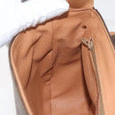 CELINE Macadam Canvas Shoulder Bag PVC Leather Brown Gold Auth ep14380A-19
