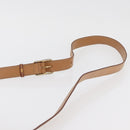 CELINE Macadam Canvas Shoulder Bag PVC Leather Brown Gold Auth ep14380A-8
