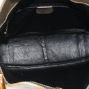 GUCCI Bamboo Hand Bag Patent Leather 2way Gold 001 1014 1638 Auth ep14385-11