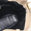 GUCCI Bamboo Hand Bag Patent Leather 2way Gold 001 1014 1638 Auth ep14385-20