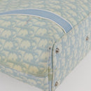 Christian Dior Trotter Canvas Tote Bag PVC Blue Silver Auth ep14386-9