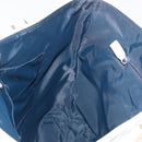 Christian Dior Trotter Canvas Tote Bag PVC Blue Silver Auth ep14386-19