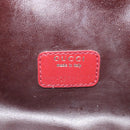 GUCCI Bamboo Vanity Bag Patent Leather Bordeaux Gold 032 1956 0150 Auth ep14389-18