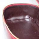 GUCCI Bamboo Vanity Bag Patent Leather Bordeaux Gold 032 1956 0150 Auth ep14389-22