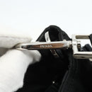 PRADA Hand Bag Nylon 2way Black Silver Auth ep14390A-9