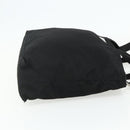 PRADA Hand Bag Nylon 2way Black Silver Auth ep14390A-4