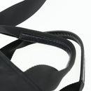 PRADA Hand Bag Nylon 2way Black Silver Auth ep14390A-14