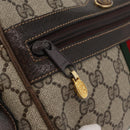 GUCCI GG Supreme Web Sherry Line Bag PVC Beige Gold 010 378 Auth ep14400-18